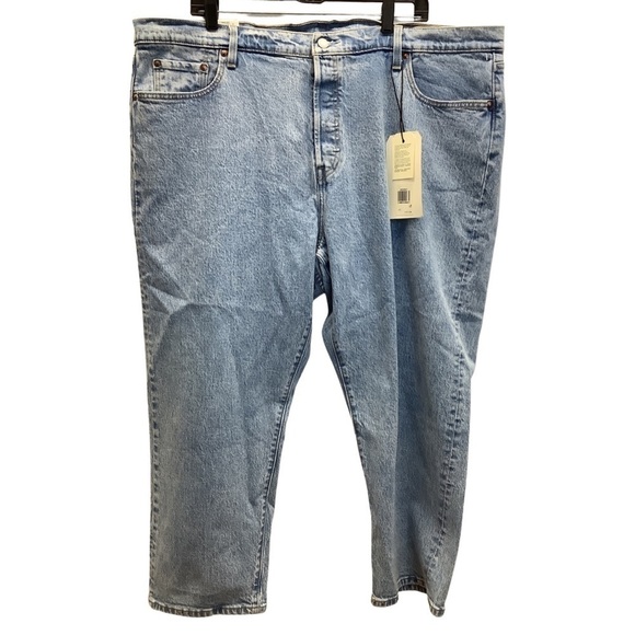 Levi’s 501 Original High Rise Cropped Jeans Size 22 New With Tags - Picture 4 of 10